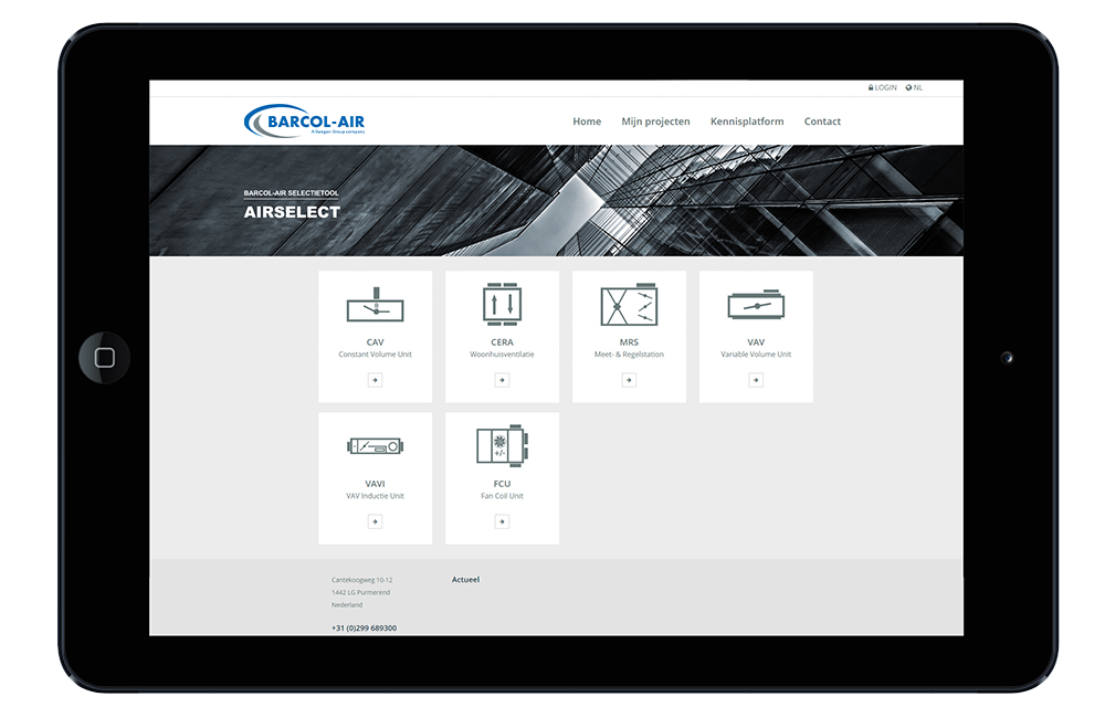 AirSelect selectietool | Barcol-Air