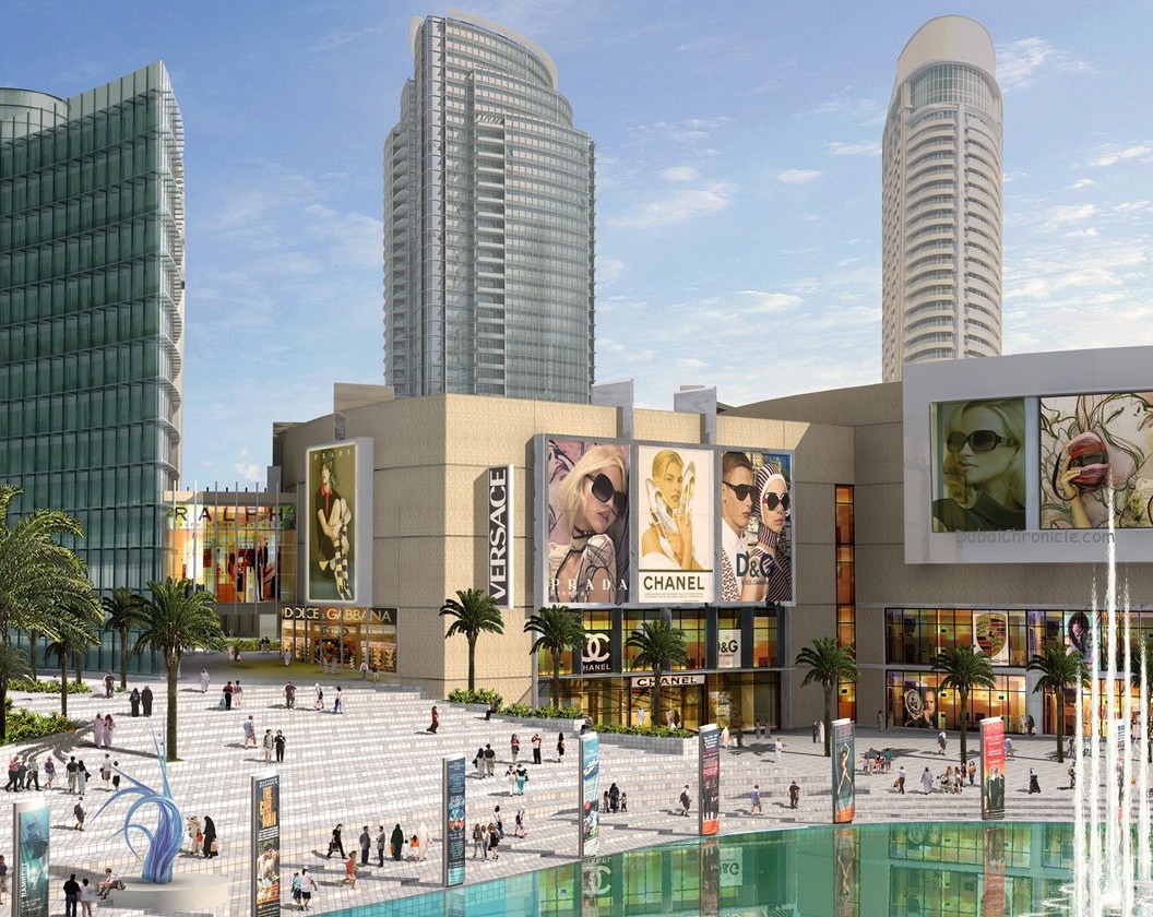 the dubai mall expansion fountain view